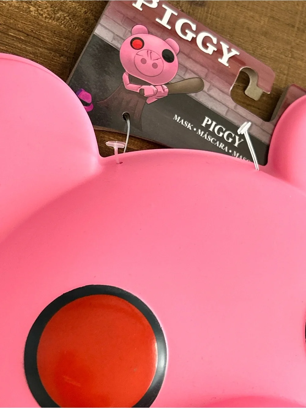 Piggy Pink Costume Mask - Piggy Mask NWT Halloween Horror Video Game kids mask